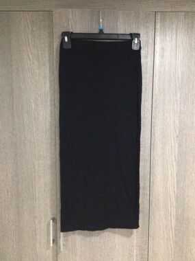 SHEIN Black Fitted Maxi Pencil Skirt Set of 2